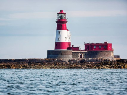 Red and White Lighthouse