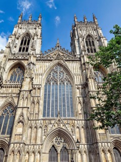 Gothic style cathedral