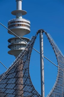 Olympic tent roof and television tower