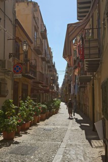 Old town alleys of Cefalu