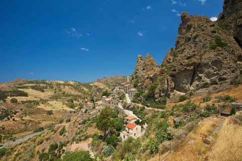 Mountain village Pentedattilo