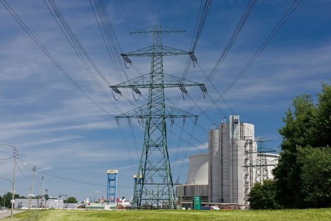 Moorburg coal-fired power station at Kattwykbruecke