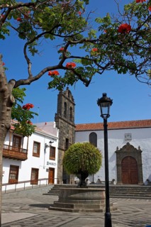 Iglesia de Salvador at the Plaza de Espagna in Santa Cruz de La Palma