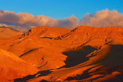 Dades Gorges landscape at dawn