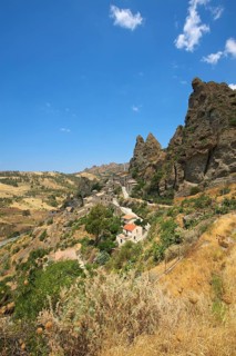 Mountain village Pentedattilo