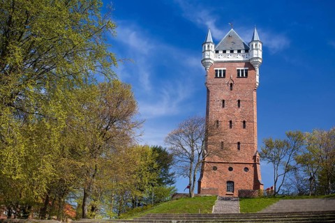 The old historic water tower of Esbjerg