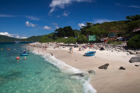 Bathing beach
