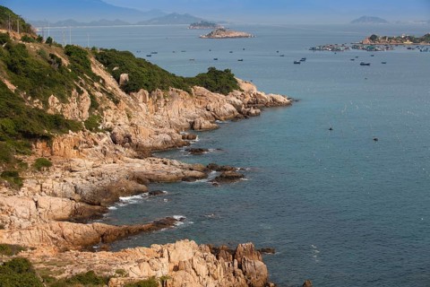 Rocky cliff landscape