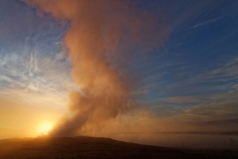 Geyser Stori at sunrise