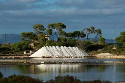 Salt heap in Colonia Sant Jordi