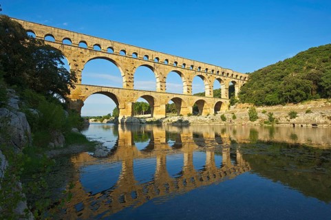 Pont du Gard Aqueduct near Nimes