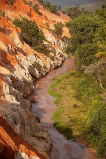 Red sandstone formations