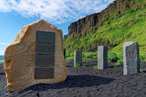 Memorial stone for drowned German seamen