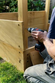 Construction of raised bed