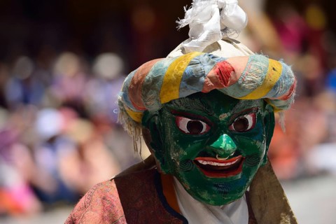 Mask dancers