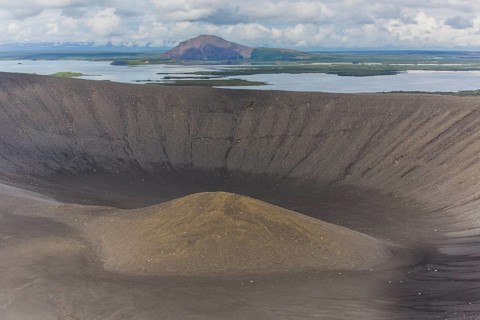 Hverfall ash crater