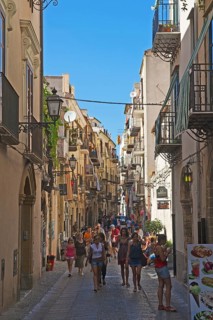 Old town alleys of Cefalu
