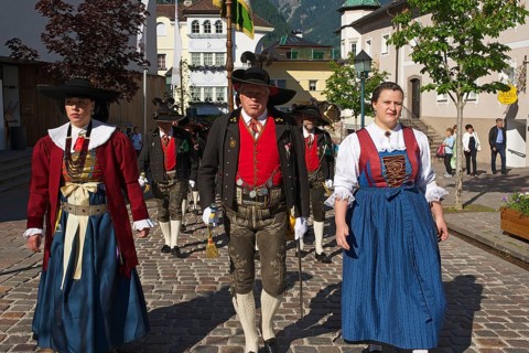 Trachtler in Ortisei