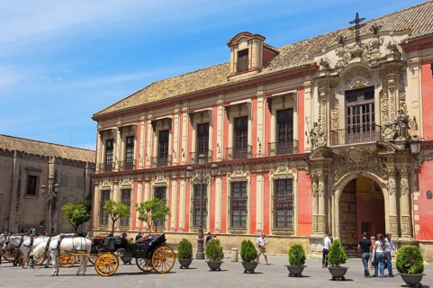 Archbishop's Palace at the Plaza del Triunfo