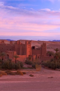 Kasbah Ait Benhaddou at dawn