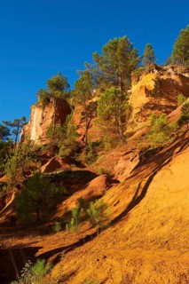 Roussillon ochre rocks