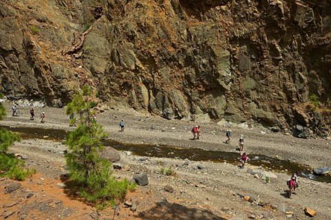 Hiking in the Parque Nacional de la Caldera de Taburiente