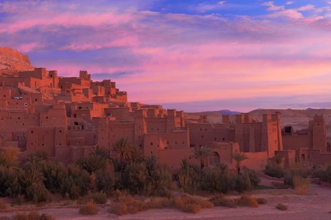 Kasbah Ait Benhaddou at dawn