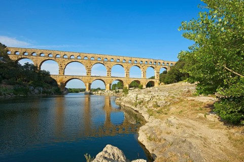 Pont du Gard Aqueduct near Nimes