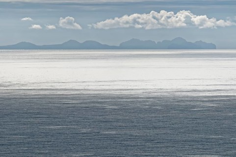 View at Vestmannaeyjar from the mainland