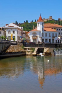 River Nabao and Templar Castle of Christ in the background
