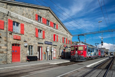 Bernina train station