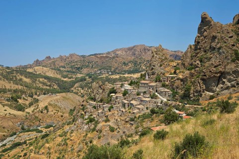 Mountain village Pentedattilo