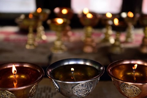 Butter lamps
