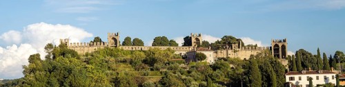 View of the fortress wall from St. George's Cathedral