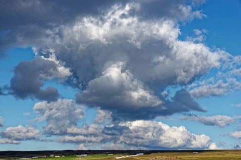Clouds near Godafoss