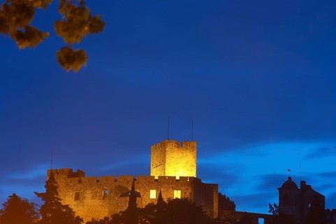 Templar Castle of Christ at dusk