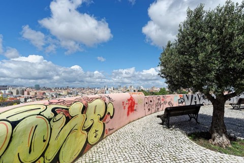 Viewing point at Rua Marques da Silva