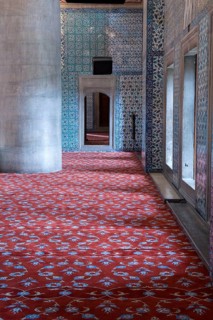 Interior view of the blue mosque