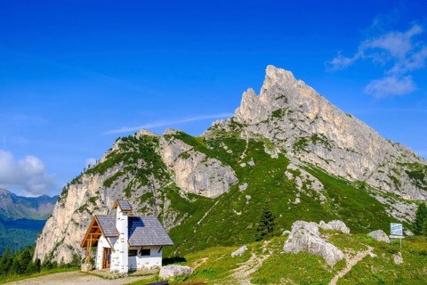 Chapel at Passo Falzarego
