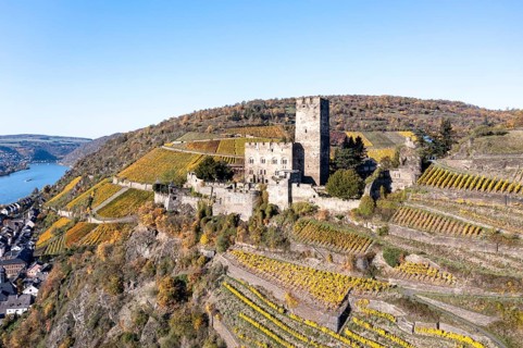 Gutenfels Castle in Kaub am Rhein