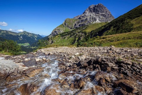Mountain stream in the Baergunttal