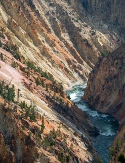 River flowing through Sulphur Canyon