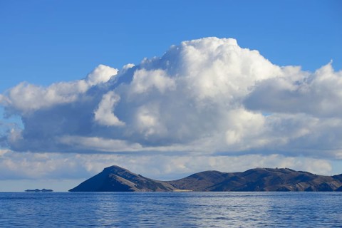 Clouds over Isla del Sol