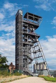 Observation mine shaft tower