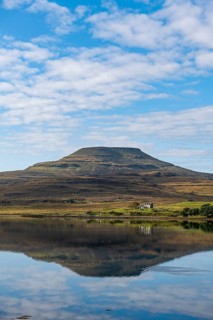 Water reflections on lake Dunvegan