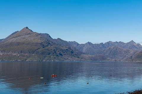 View from Elgol on the Black Cuillin ridge