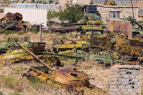 Tank Graveyard outside Kabul
