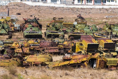 Tank Graveyard outside Kabul