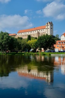 Wettin Castle on the Saale