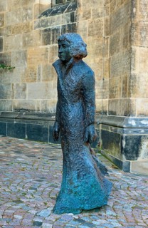 Spalatin Monument in front of St Bartholomew's Church